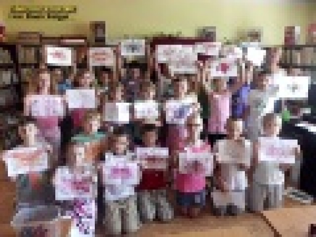 Lekcja kleksografii w Bibliotece